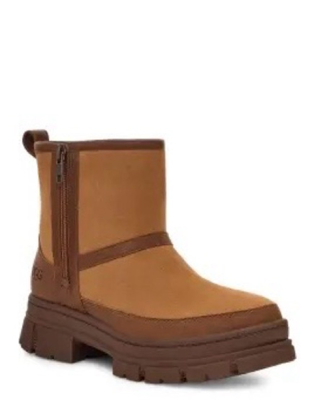 UGG Ashton Zip Women's Brown Ankle Boot